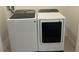 Laundry room featuring a new, matching Samsung washer and dryer set at 2005 Canton Park Dr, Winter Haven, FL 33881