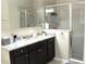Bathroom featuring granite countertops and a glass-enclosed shower at 3039 Boating Blvd. Blvd, Kissimmee, FL 34746