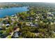 Aerial view of the property lines with surrounding landscape and homes at 342 Oak Estates Dr, Orlando, FL 32806