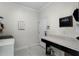 The laundry room has a countertop, offering functionality and style with modern appliances and clean design at 612 Via Isabelle Dr, Debary, FL 32713