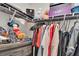 Well-organized closet with wire shelving and ample storage for clothing and accessories at 760 Annabell Ridge Rd, Minneola, FL 34715