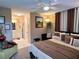 Comfortable main bedroom with a walk-in bathroom at 8830 Coral Palms Ct # A, Kissimmee, FL 34747