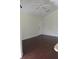Bright living room featuring dark wood flooring, ceiling fan, and white trim at 1083 S Hiawassee Rd # 635, Orlando, FL 32835
