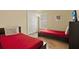 Cozy bedroom featuring two twin beds, closet, and a modern color scheme at 151 Castaway Beach Way, Kissimmee, FL 34746