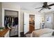 Bedroom featuring a closet and a view of the main house at 1815 6Th Se St, Winter Haven, FL 33880