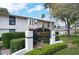 Elegant community sign surrounded by lush greenery, welcoming you to Capistrano Condominiums at 200 Maitland Ave # 86, Altamonte Springs, FL 32701