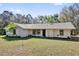 Classic single-story home with a well-manicured lawn and established trees at 20240 Sw 95Th St, Dunnellon, FL 34431