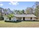 Charming single-story home featuring a well-maintained lawn and mature landscaping at 20240 Sw 95Th St, Dunnellon, FL 34431