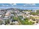 Aerial view of the town near a large lake at 301 S Palmetto Ave, Sanford, FL 32771