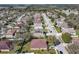 Community aerial view showcasing the neighborhood layout, mature trees, and proximity to amenities at 3620 Chandler Estates Dr, Apopka, FL 32712