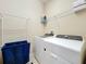 Functional laundry room equipped with a modern washer and dryer set at 3620 Chandler Estates Dr, Apopka, FL 32712