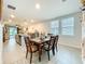 Dining room with lots of natural light and an open floor plan at 3764 Shoveler Ave, Leesburg, FL 34748