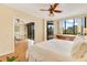 Spacious main bedroom with seating area, and gorgeous city views at 401 E Robinson St # 202, Orlando, FL 32801