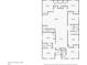 Floor plan showing layout of rooms, closets, and bathrooms on the second floor at 4353 Lana Ave, Davenport, FL 33897