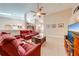 Bright and airy living room with tile flooring and open layout at 4933 Raylene Way, St Cloud, FL 34771