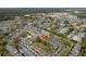 Aerial perspective of the condo complex, highlighting its proximity to amenities and other residential areas at 600 Northern Way # 502, Winter Springs, FL 32708