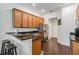 Well-appointed kitchen with stainless steel appliances and dark countertops at 8255 Bryce Canyon Ave, Windermere, FL 34786