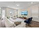 Bright living room with plush seating, large windows, and contemporary decor at 9947 Summerlake Groves St, Winter Garden, FL 34787