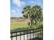 Picturesque backyard view from the balcony features lush trees, open space, and distant homes at 12820 Butler Bay Ct, Windermere, FL 34786