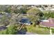 Aerial view of a charming home with a manicured lawn and beautiful trees, nestled in a serene neighborhood at 1536 Errol Pkwy, Apopka, FL 32712