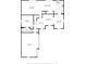 Detailed floor plan of the first floor, highlighting the layout of the rooms at 1722 Lake Sims Pkwy, Ocoee, FL 34761