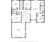 Floor plan showcasing the layout of the second floor, bedrooms, and bathrooms at 1722 Lake Sims Pkwy, Ocoee, FL 34761