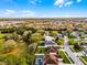 A captivating aerial view of the neighborhood showcases the landscape at 252 Longhirst Loop, Ocoee, FL 34761