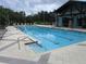 Gorgeous lap swimming pool perfect for recreation and relaxation, and fun in the sun at 4110 Arlington Ridge Blvd, Leesburg, FL 34748