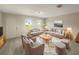 Inviting living room with neutral tones, offering ample seating and a cozy rug, perfect for entertaining or relaxing at 209 Fig Ct, Kissimmee, FL 34759