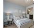 Cozy bedroom showcasing a view to the ensuite bathroom with modern fixtures at 2141 Weatherly Way, Orlando, FL 32820