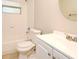 Bright bathroom features a shower and tub combo and a well lit vanity at 2519 Poinsetta Ave, Sanford, FL 32773
