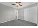 The bedroom features a closet, modern flooring, and easy bathroom access at 5325 Glasgow Ave, Orlando, FL 32819
