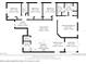 Detailed floor plan showcasing the layout of the home with dimensions for each room and the overall square footage at 5996 Wildflower Field Way, St Cloud, FL 34771