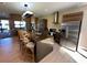 Open-concept kitchen with a large island and stainless steel appliances at 7534 Brooklyn Dr, Kissimmee, FL 34747
