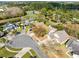 Aerial view showcasing the property's location in a cul-de-sac and its proximity to amenities at 835 Longleaf Pine Ct, Orlando, FL 32825