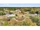 An aerial view of the neighborhood featuring tree-lined streets and well-maintained homes at 96 Pecan Dr, Ocala, FL 34472