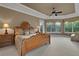 Large main bedroom with tray ceiling and multiple windows allowing for natural light at 3334 Park Grove Ct, Longwood, FL 32779