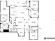 Detailed floor plan showcasing the layout of a home, including the bedrooms, bathrooms, living areas, and kitchen at 3734 Safflower Terrace, Oviedo, FL 32766