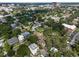 Scenic aerial shot of homes nestled among lush trees, showcasing the neighborhood's charm and community feel at 421 Broadway Ave, Orlando, FL 32803