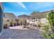 The courtyard patio offers an outdoor space for entertaining and relaxing at 12016 Lorenza Ln, Orlando, FL 32827