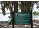 Sign for the Winter Park Dinky Dock on the lake front, with rules posted for guests at 1213 Richmond Rd, Winter Park, FL 32789