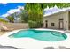 Backyard featuring an inviting kidney-shaped pool, chaise lounge and lush landscaping at 1213 Richmond Rd, Winter Park, FL 32789