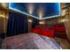 Home theater room with comfortable seating and a starry sky ceiling at 1412 Moon Valley Dr, Davenport, FL 33896