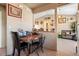 Cozy dining area with neutral paint and tile floors at 288 Garland, Deltona, FL 32725