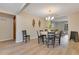 Dining room with a wooden table and decor at 4029 Cool Water Ct, Winter Park, FL 32792