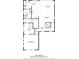 Layout of the first floor features a kitchen, living room, dining area, laundry room, and primary bedroom at 10236 Beechwood Ln, Orlando, FL 32832