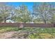 Landscaped backyard with brick fence and room for playing makes a great area for and pets at 2168 Continental St, St Cloud, FL 34769