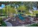 A fun community playground with slides, climbers, and soft ground cover for enjoyment at 2676 Emerald Island Blvd, Kissimmee, FL 34747