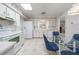 Bright eat-in kitchen with white cabinets and ample counter space; a functional design at 3030 Kingfisher Dr, Orlando, FL 32806