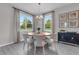 Cozy dining room with backyard views and modern decor throughout at 3489 Salvia Ct, Tavares, FL 32778